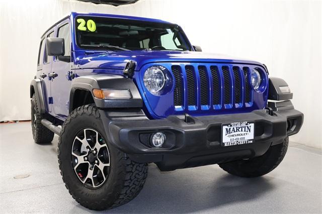 used 2020 Jeep Wrangler Unlimited car, priced at $26,971