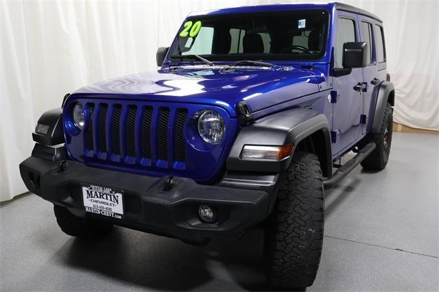 used 2020 Jeep Wrangler Unlimited car, priced at $26,971