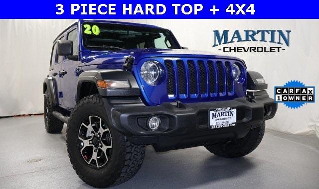 used 2020 Jeep Wrangler Unlimited car, priced at $27,391