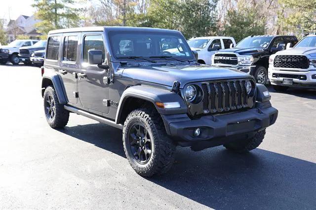 used 2020 Jeep Wrangler Unlimited car, priced at $28,199