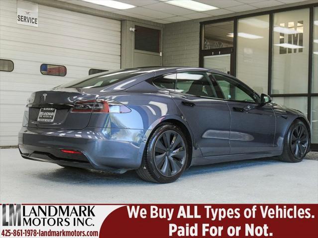 used 2021 Tesla Model S car, priced at $51,495