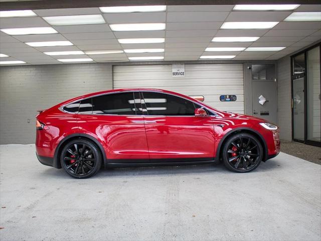 used 2020 Tesla Model X car, priced at $50,995