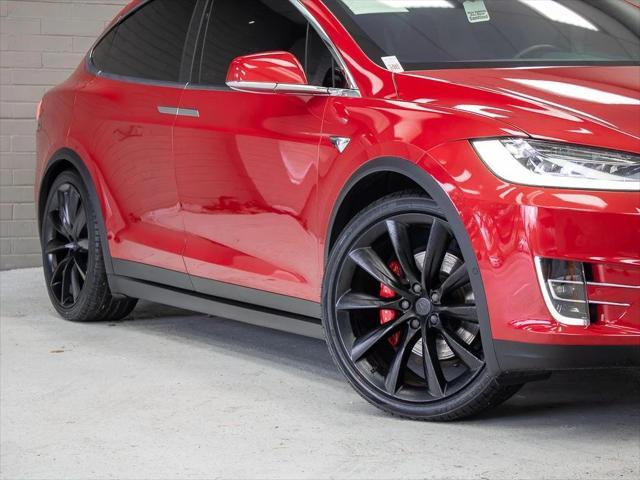 used 2020 Tesla Model X car, priced at $50,995