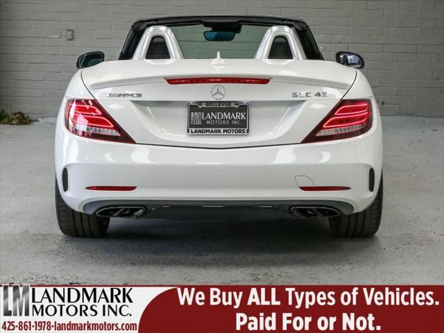 used 2018 Mercedes-Benz AMG SLC 43 car, priced at $36,997