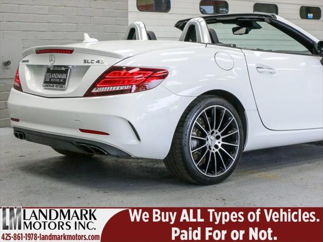 used 2018 Mercedes-Benz AMG SLC 43 car, priced at $36,997