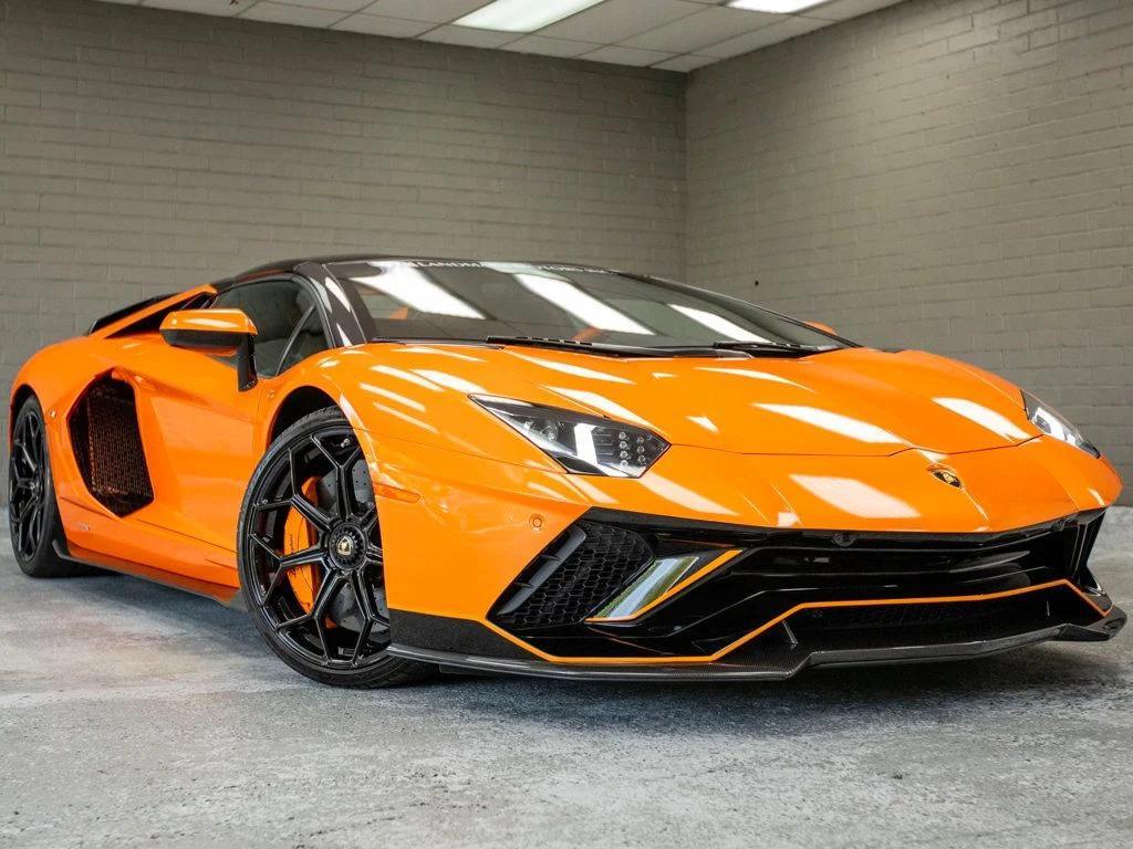 used 2022 Lamborghini Aventador SVJ car, priced at $849,996
