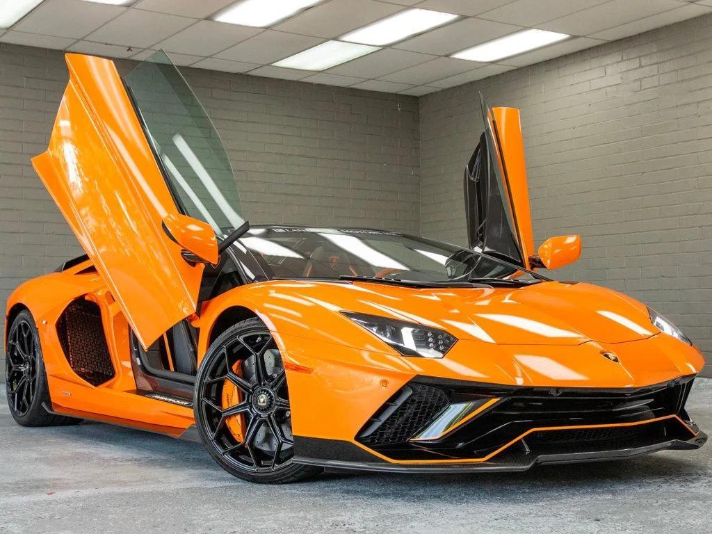 used 2022 Lamborghini Aventador SVJ car, priced at $849,996