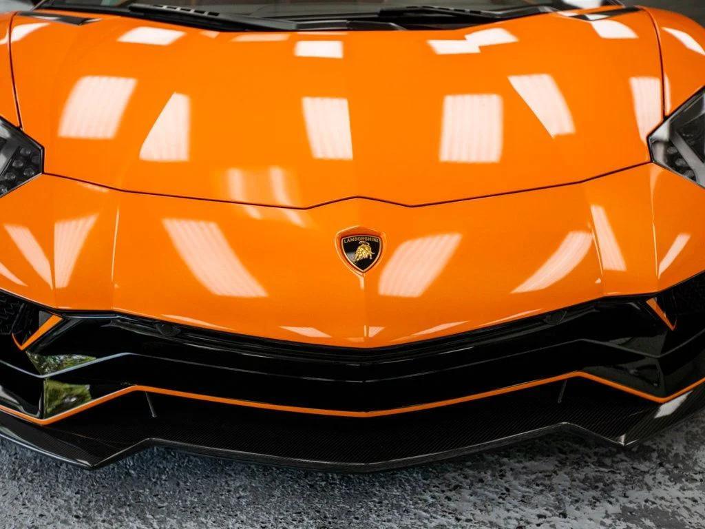 used 2022 Lamborghini Aventador SVJ car, priced at $849,996