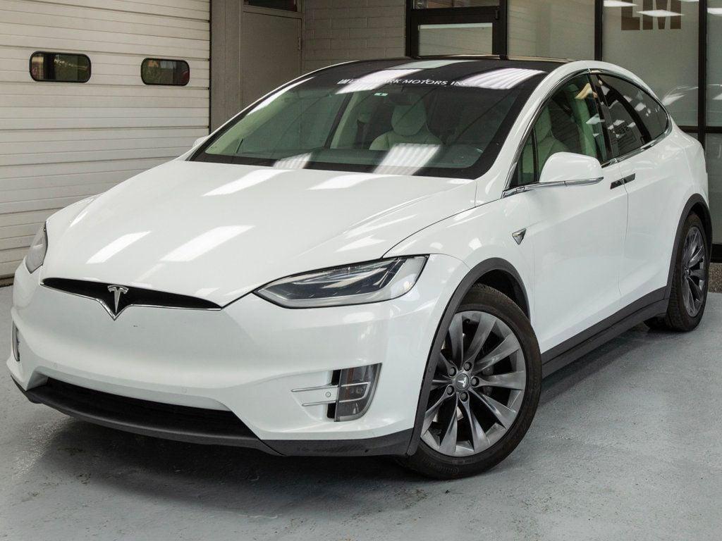 used 2018 Tesla Model X car, priced at $27,997