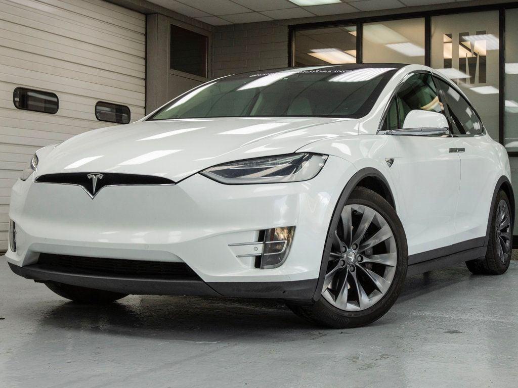 used 2018 Tesla Model X car, priced at $27,997