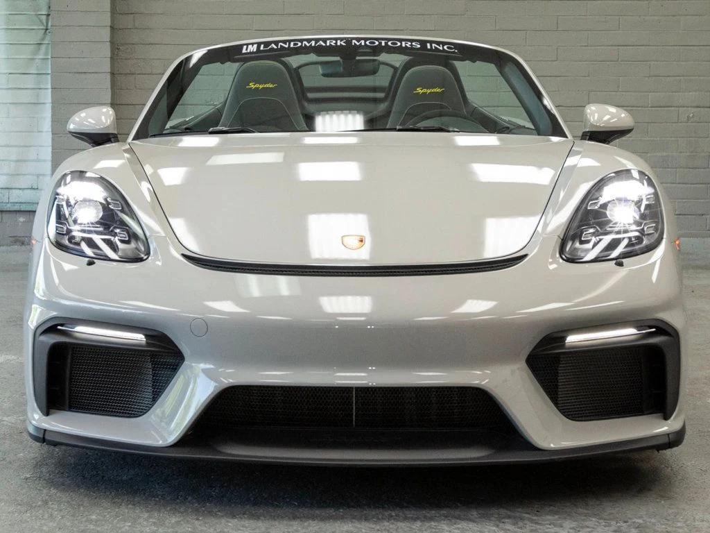 used 2022 Porsche 718 Spyder car, priced at $136,777