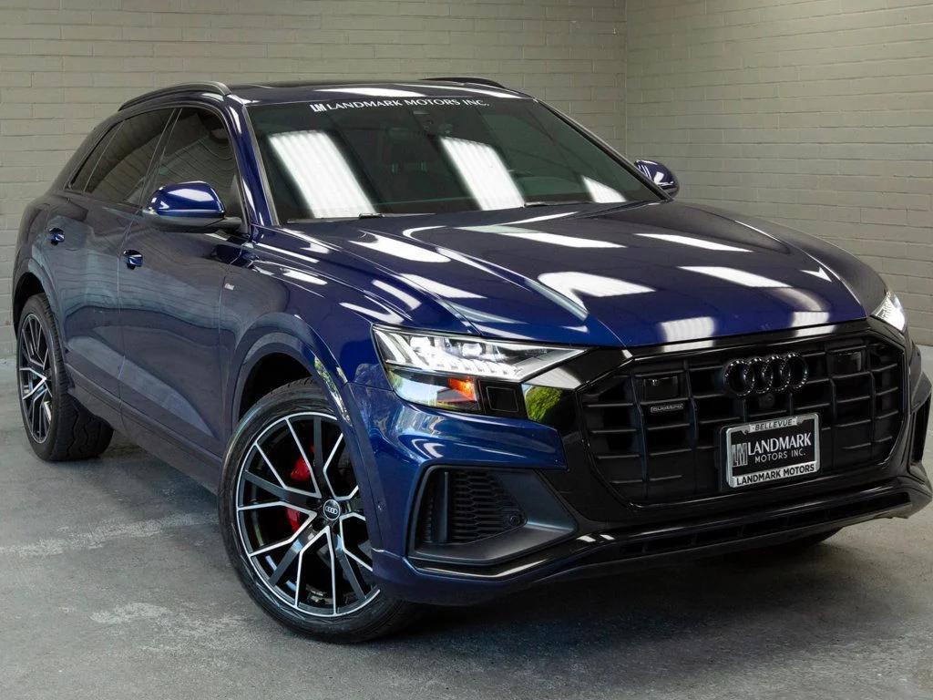 used 2021 Audi Q8 car, priced at $41,495