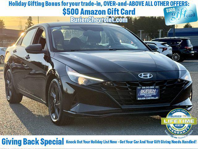 used 2022 Hyundai Elantra car, priced at $15,485