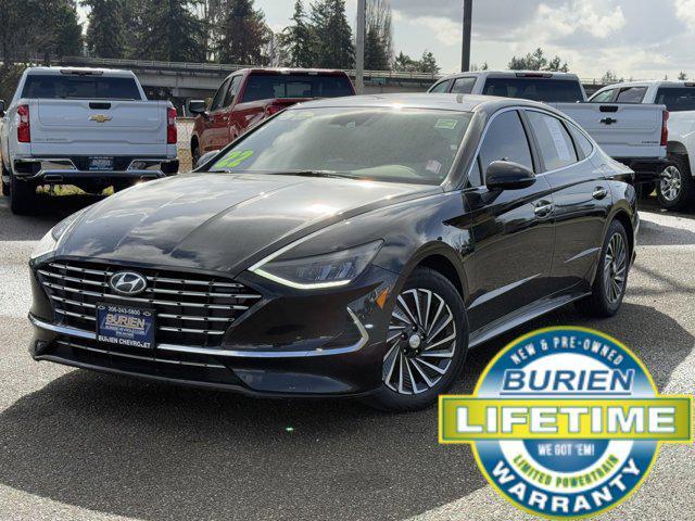 used 2022 Hyundai Sonata Hybrid car, priced at $19,841