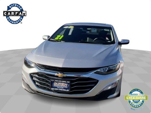 used 2021 Chevrolet Malibu car, priced at $18,992