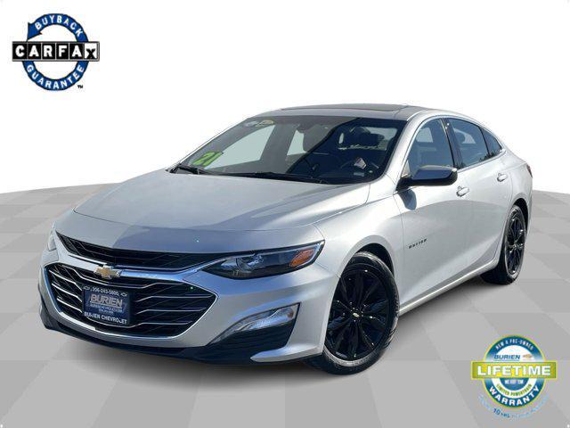 used 2021 Chevrolet Malibu car, priced at $18,992