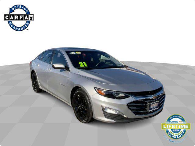 used 2021 Chevrolet Malibu car, priced at $18,992