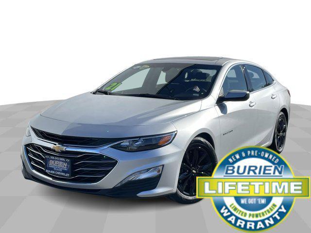 used 2021 Chevrolet Malibu car, priced at $18,492