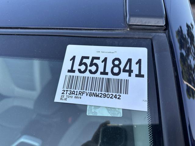 used 2022 Toyota RAV4 car, priced at $33,500