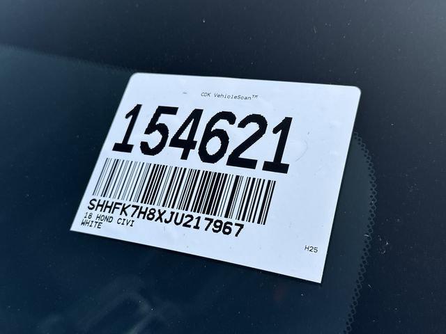 used 2018 Honda Civic car, priced at $20,000