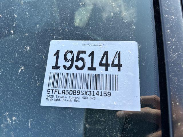 new 2025 Toyota Tundra car, priced at $53,304