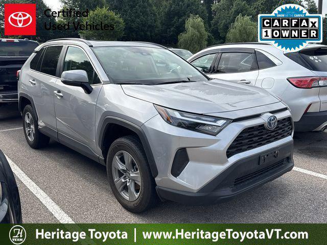 used 2022 Toyota RAV4 Hybrid car, priced at $35,000