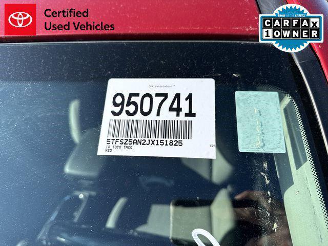 used 2018 Toyota Tacoma car, priced at $29,500