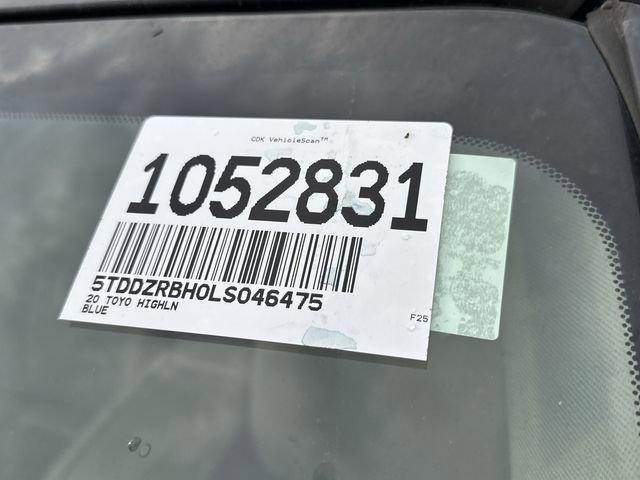 used 2020 Toyota Highlander car, priced at $29,500
