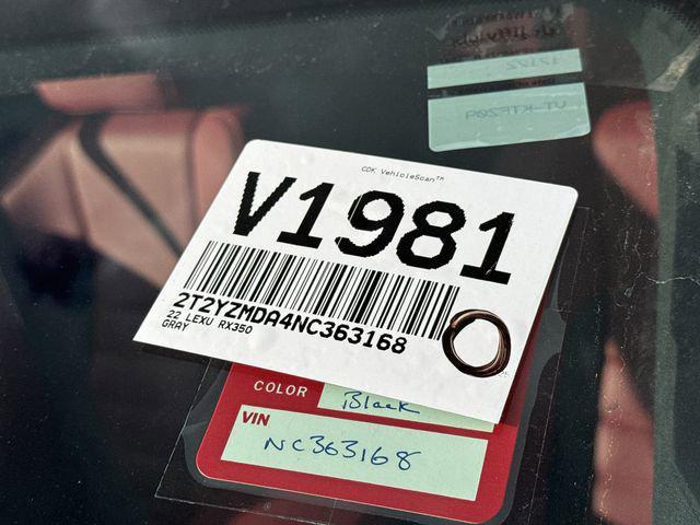 used 2022 Lexus RX 350 car, priced at $47,000