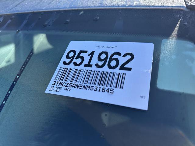 used 2022 Toyota Tacoma car, priced at $35,500