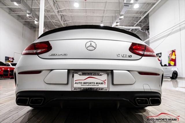 used 2017 Mercedes-Benz AMG C 63 car, priced at $54,888