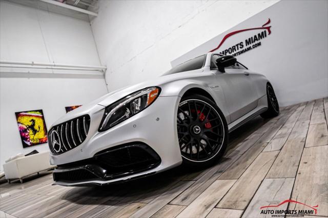 used 2017 Mercedes-Benz AMG C 63 car, priced at $54,888