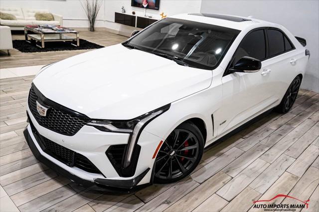 used 2022 Cadillac CT4-V car, priced at $60,888