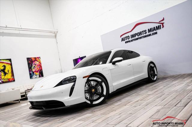 used 2021 Porsche Taycan car, priced at $65,888