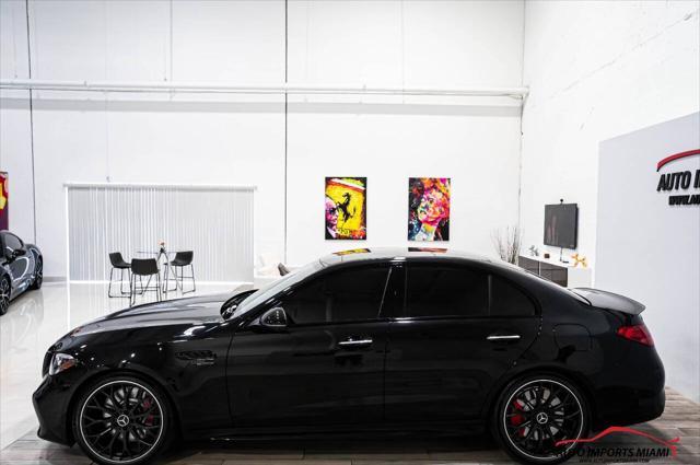 used 2024 Mercedes-Benz AMG C 63 car, priced at $79,888
