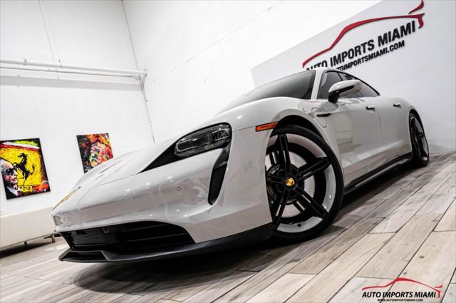 used 2022 Porsche Taycan car, priced at $92,888