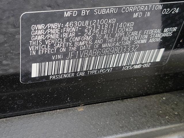 new 2024 Subaru WRX car, priced at $32,451