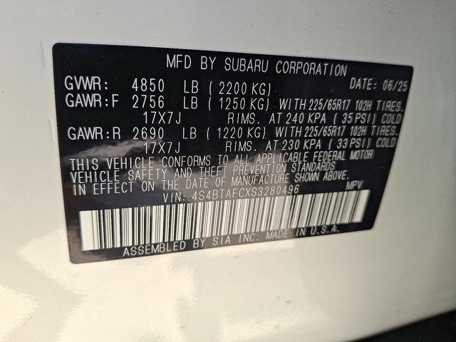 new 2025 Subaru Outback car, priced at $35,739