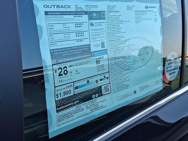 new 2025 Subaru Outback car, priced at $29,132