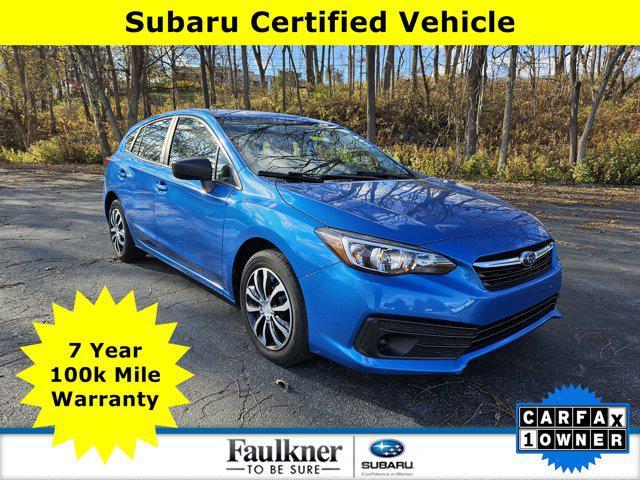 used 2021 Subaru Impreza car, priced at $18,490