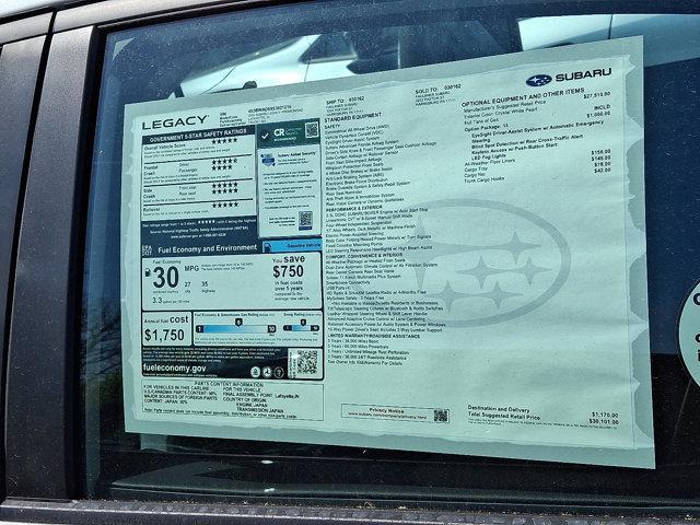 new 2025 Subaru Legacy car, priced at $28,193