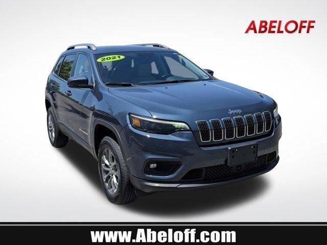 used 2021 Jeep Cherokee car, priced at $25,154