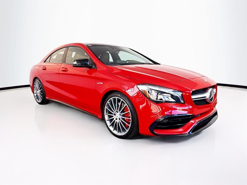 used 2018 Mercedes-Benz AMG CLA 45 car, priced at $34,375