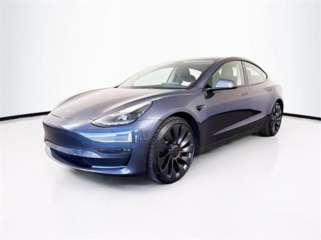 used 2022 Tesla Model 3 car, priced at $27,375