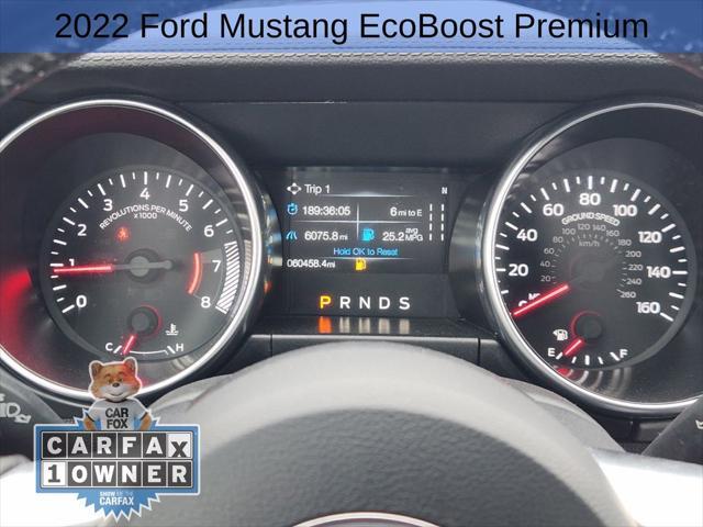 used 2022 Ford Mustang car, priced at $21,299