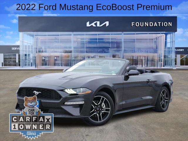 used 2022 Ford Mustang car, priced at $21,299