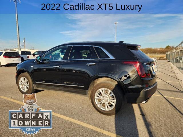 used 2022 Cadillac XT5 car, priced at $28,099