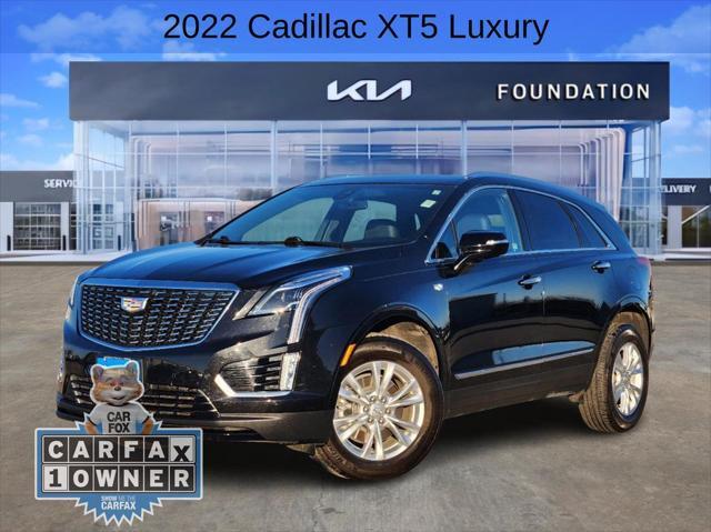 used 2022 Cadillac XT5 car, priced at $27,899