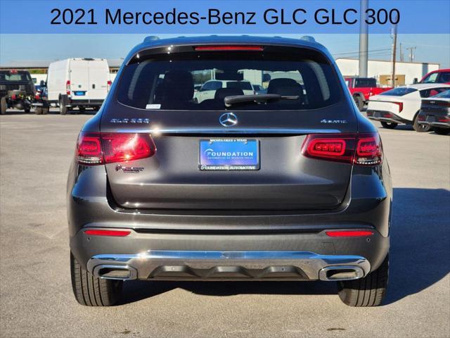 used 2021 Mercedes-Benz GLC 300 car, priced at $28,499