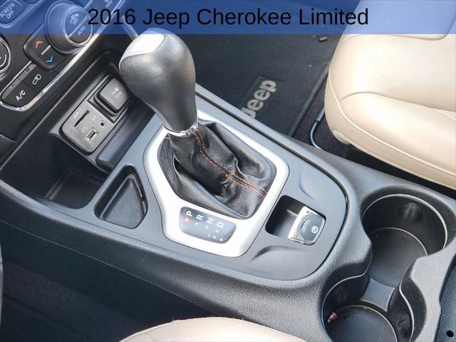 used 2016 Jeep Cherokee car, priced at $12,499